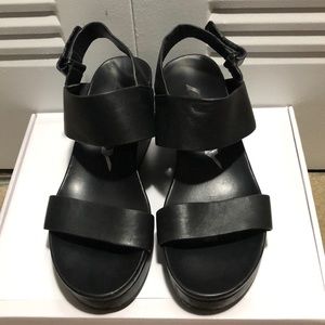 DKNY Slingback Platform Sandals